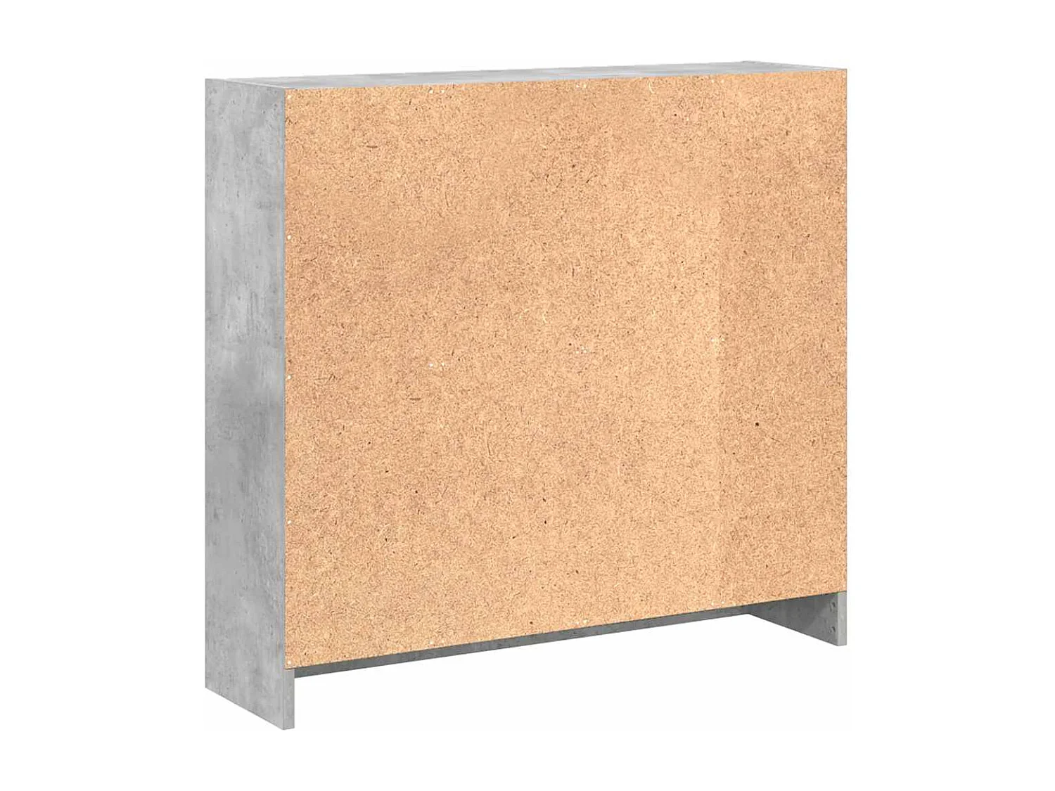 Betongrijze boekenkast 80x24x75 cm bewerkt hout