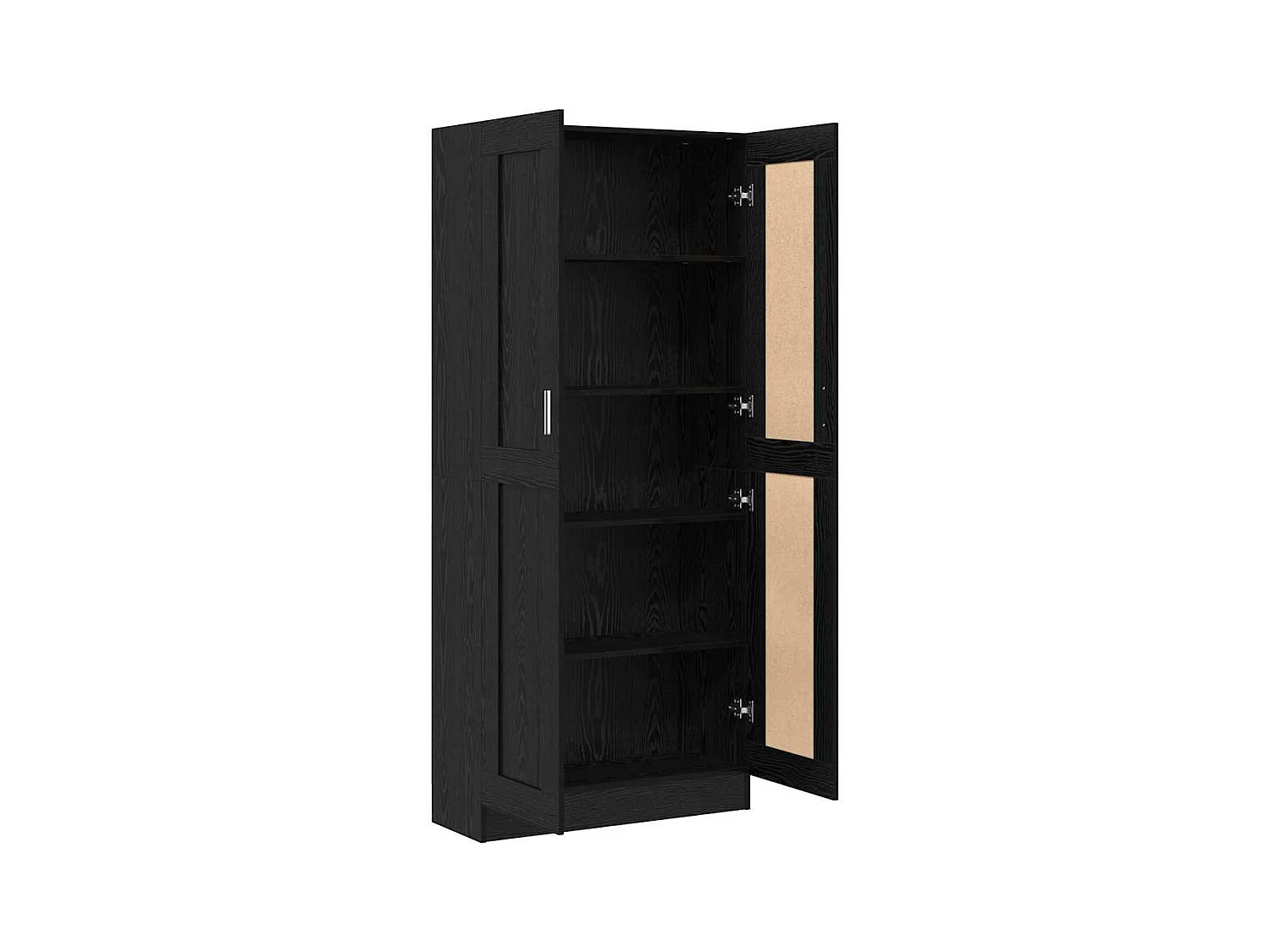 Bibliothèque Chêne noir 82.5 x 30.5 x 185 cm Bois d'ingénierie