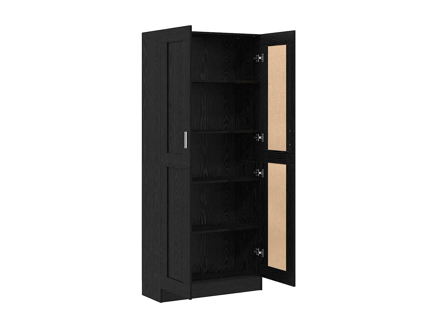 Bibliothèque Chêne noir 82.5 x 30.5 x 185 cm Bois d'ingénierie