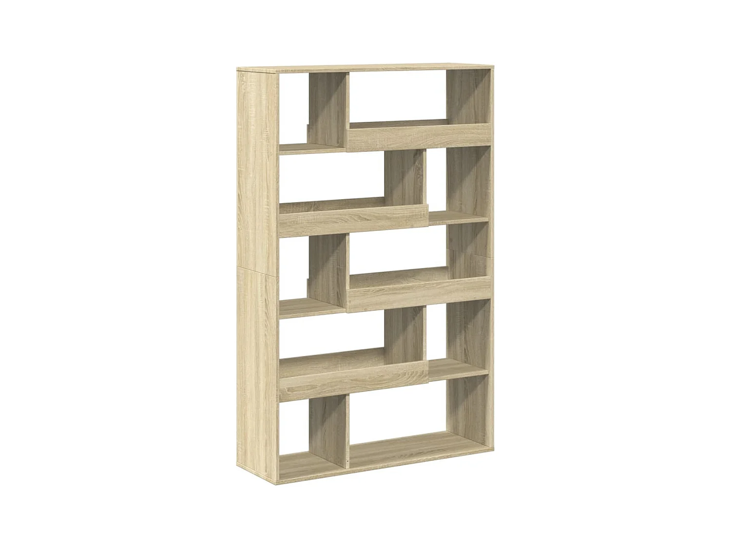 Sonoma eiken boekenkast 100x33x156,5 cm bewerkt hout