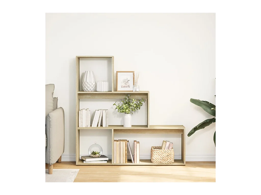 3-laags kamerverdelerplank in Sonoma eiken