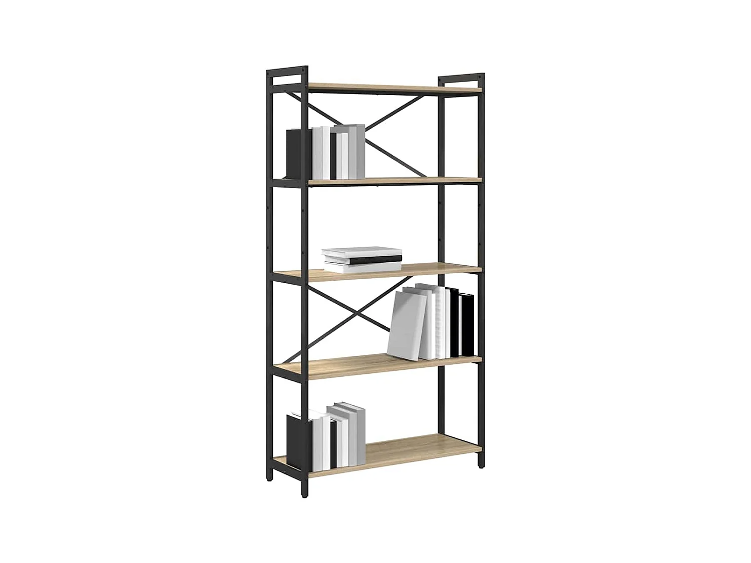 Bibliothèque Chêne sonoma 80 x 30 x 153 cm Bois d'ingénierie