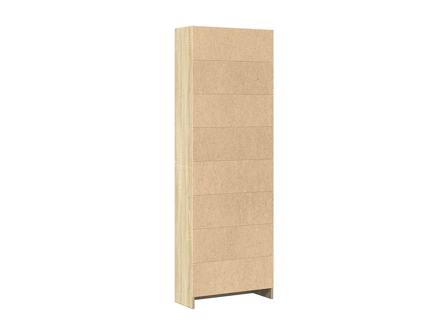 Sonoma eiken boekenkast 60x24x176 cm bewerkt hout