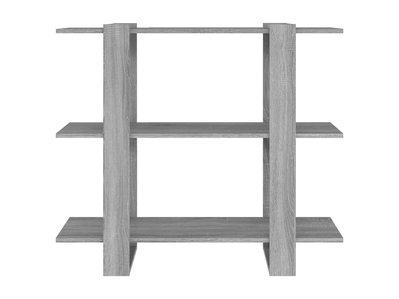 Bibliothèque/Séparateur de pièce Sonoma gris 100x30x87 cm