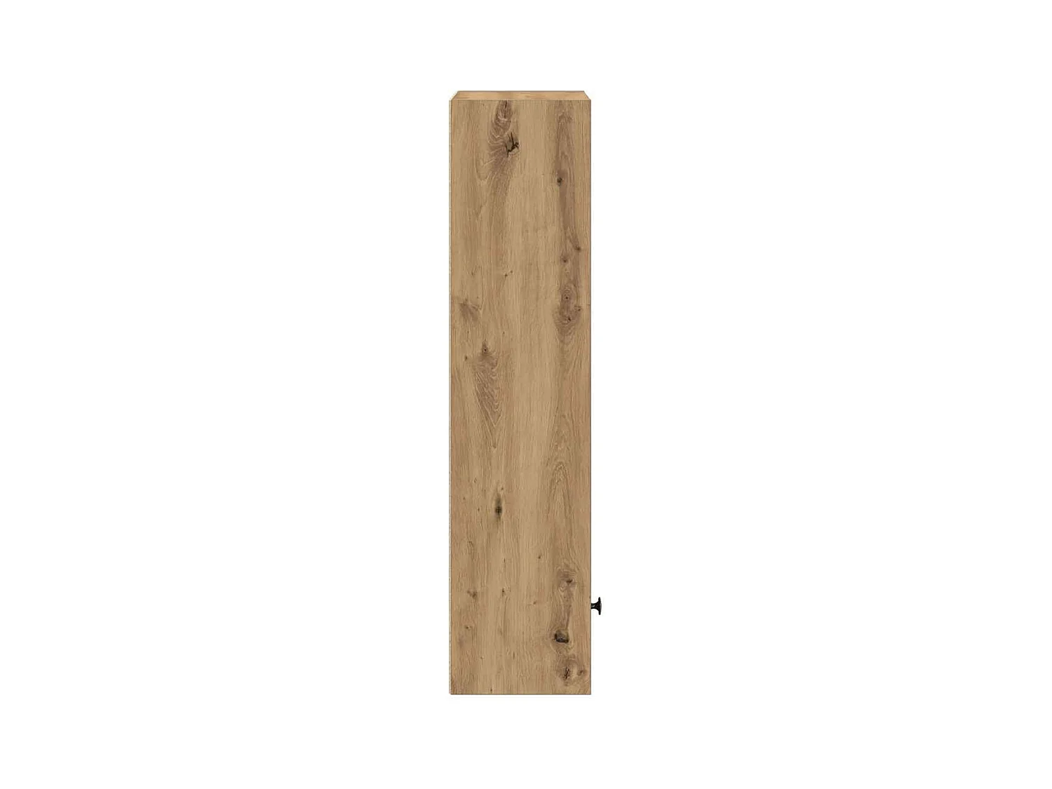 Handgemaakte eikenhouten boekenkast 31x24x102 cm bewerkt hout