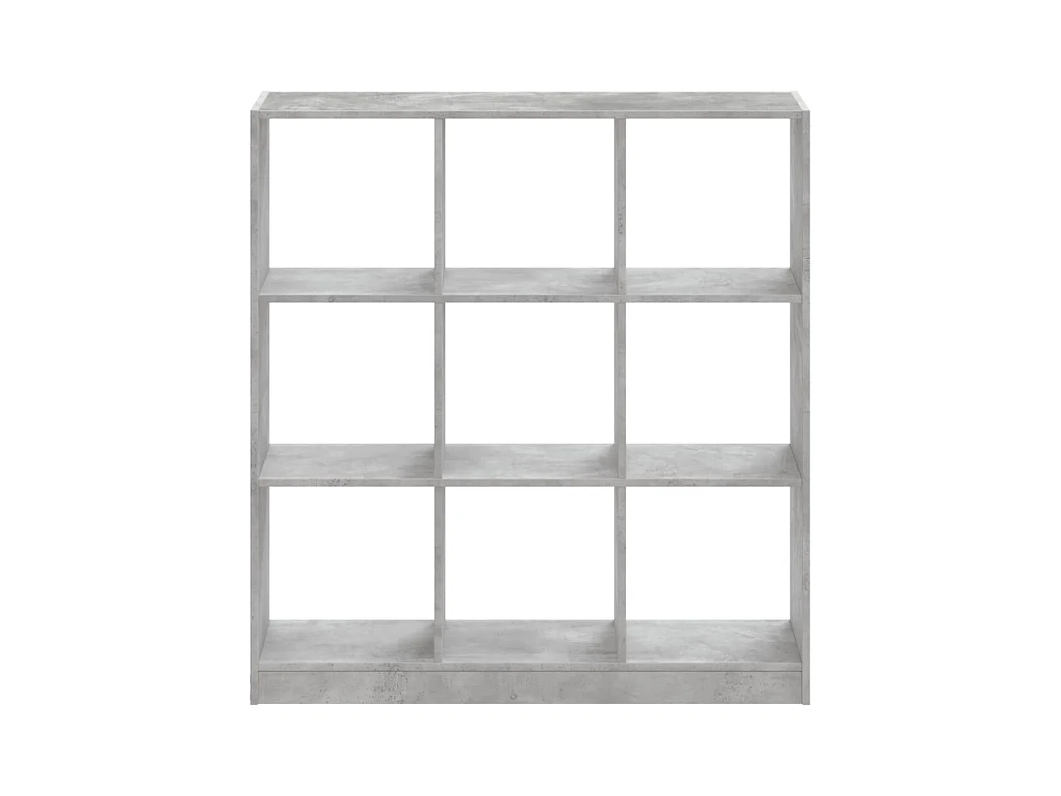 Betongrijze boekenkast 102x32x108 cm bewerkt hout