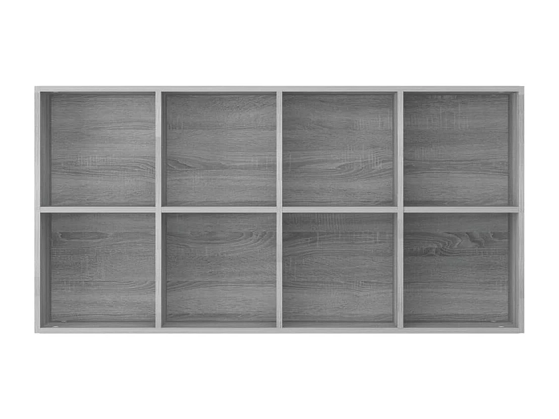 Bibliothèque/Buffet Sonoma gris 66x30x130 cm Bois d'ingénierie