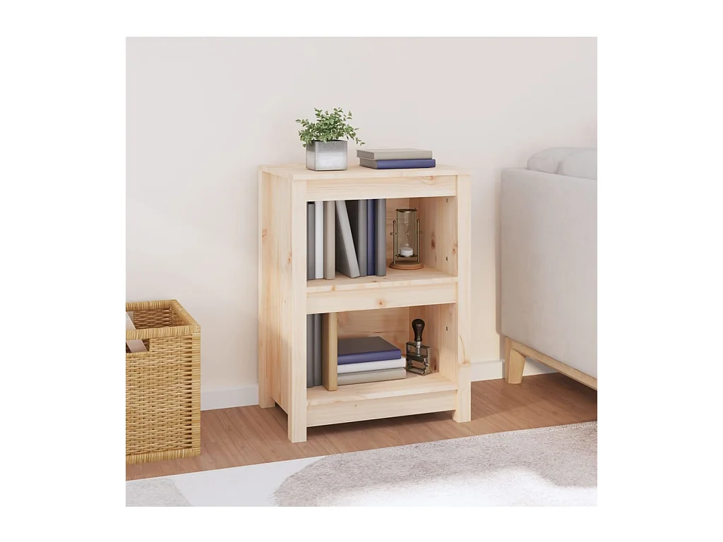Bibliothèque 50x35x68 cm Bois de pin massif