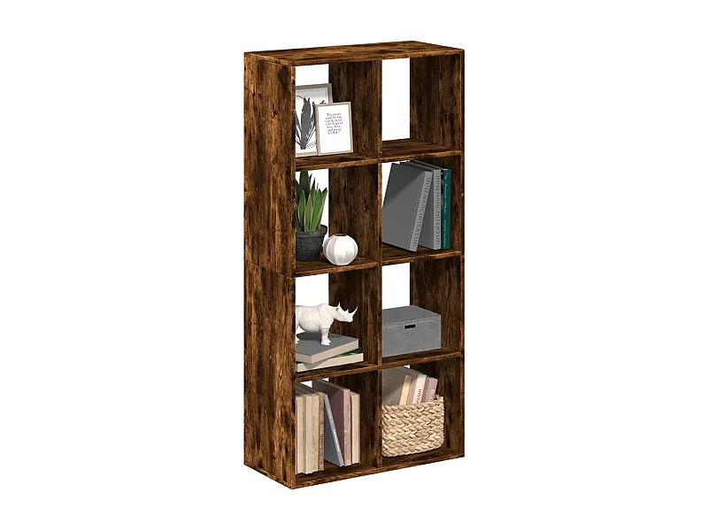 Mensola divisoria in rovere affumicato 69,5x29x137,5 cm