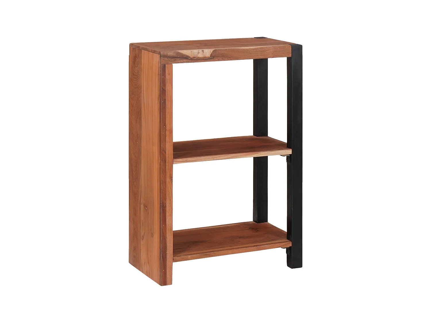 Libreria 80 x 30 x 110 cm in legno massello di acacia