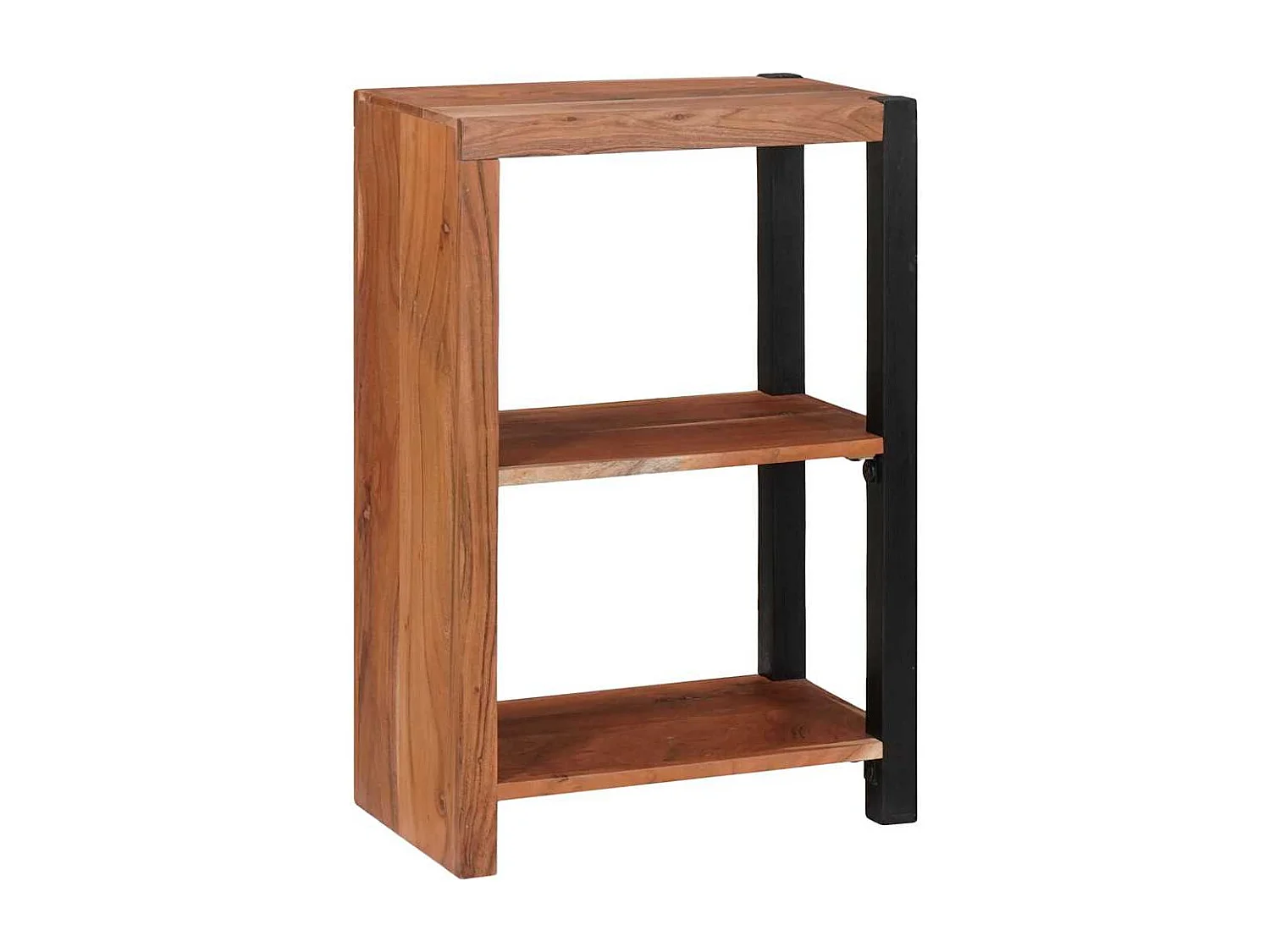 Libreria 80 x 30 x 110 cm in legno massello di acacia