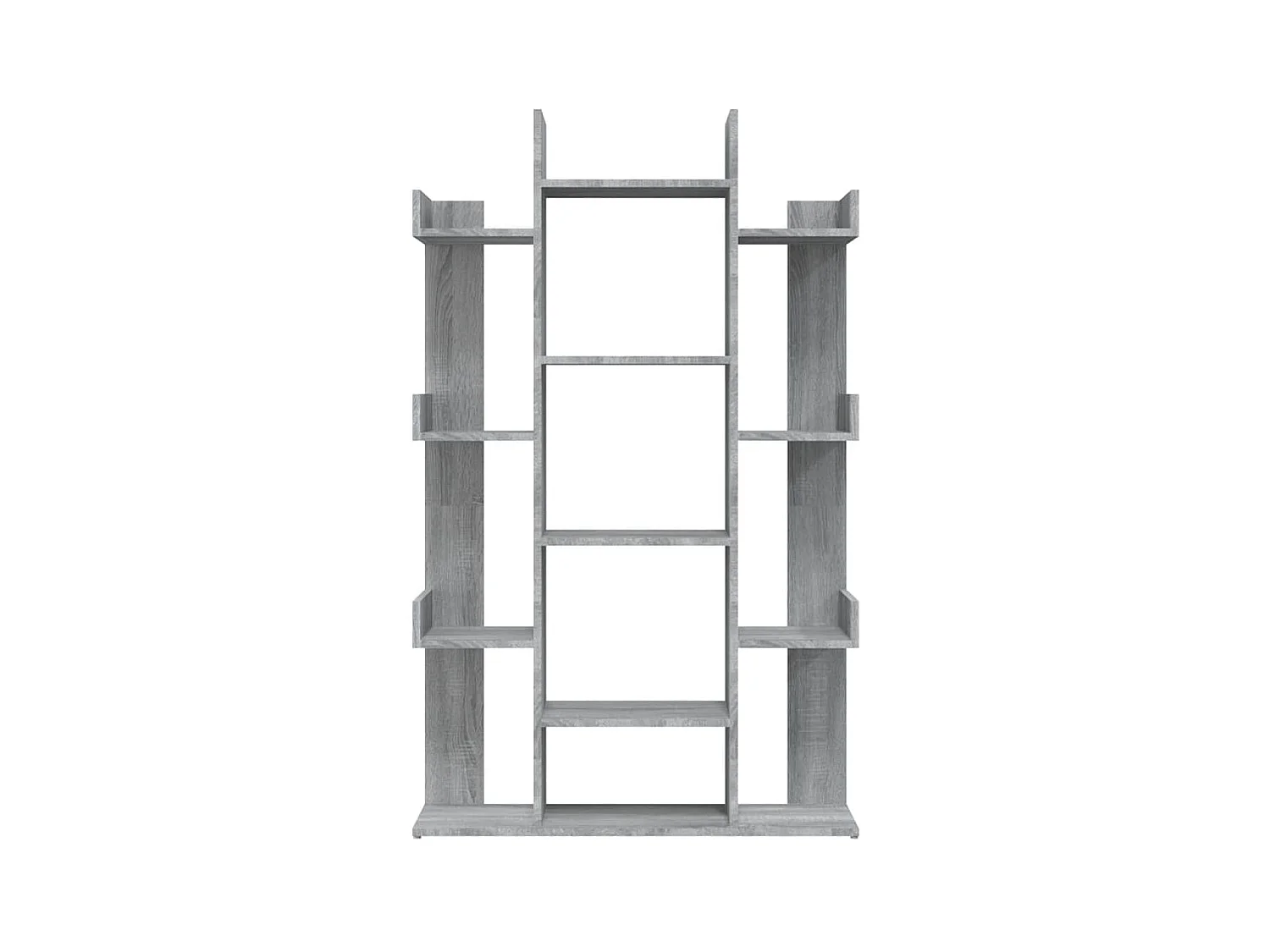 Sonoma Grey Boekenkast 86x25,5x140 cm Bewerkt Hout