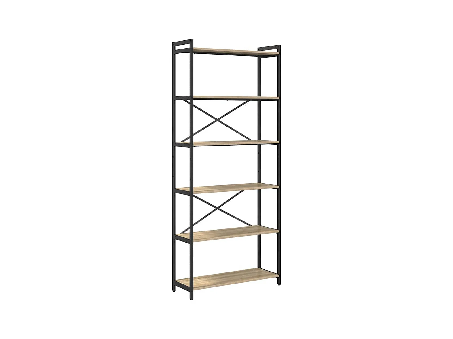 Bibliothèque Chêne sonoma 80 x 30 x 188 cm Bois d'ingénierie