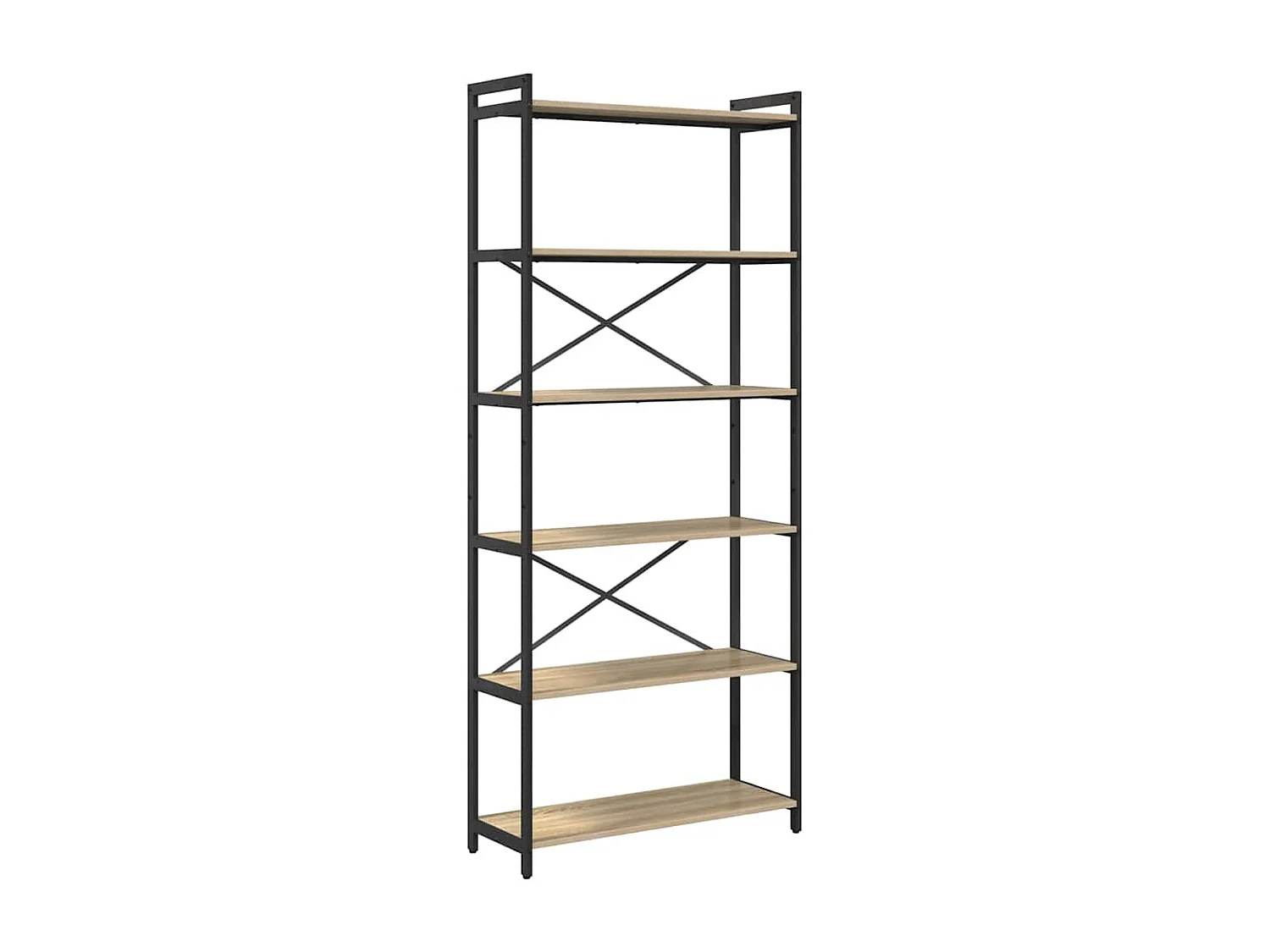 Bibliothèque Chêne sonoma 80 x 30 x 188 cm Bois d'ingénierie