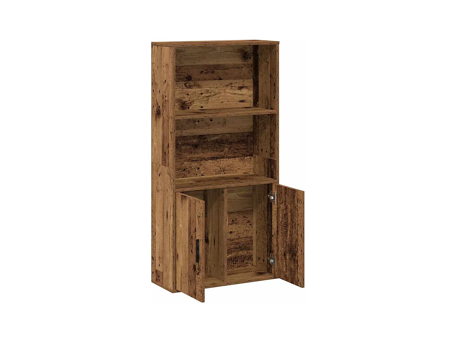 Bibliothèque vieux bois 60x24x120 cm bois d'ingénierie