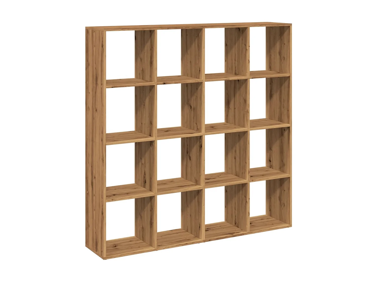 Bibliothèque chêne artisanal 102x29x143 cm bois d'ingénierie