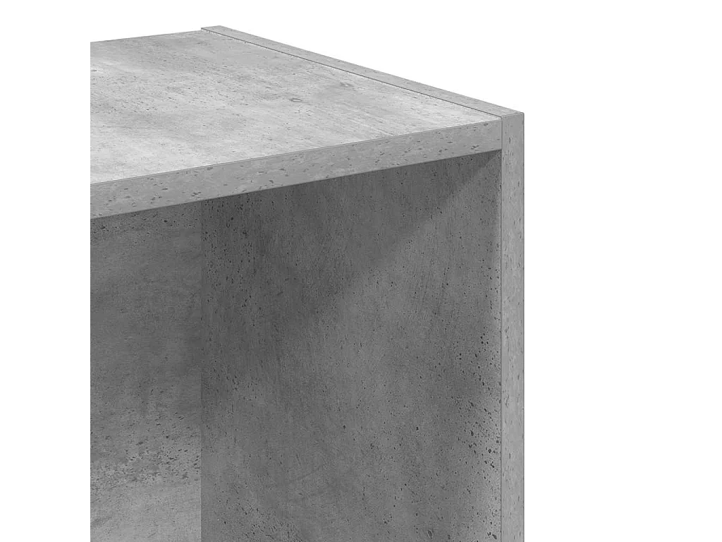 Librería de hormigón gris 40x30x152 cm madera de ingeniería
