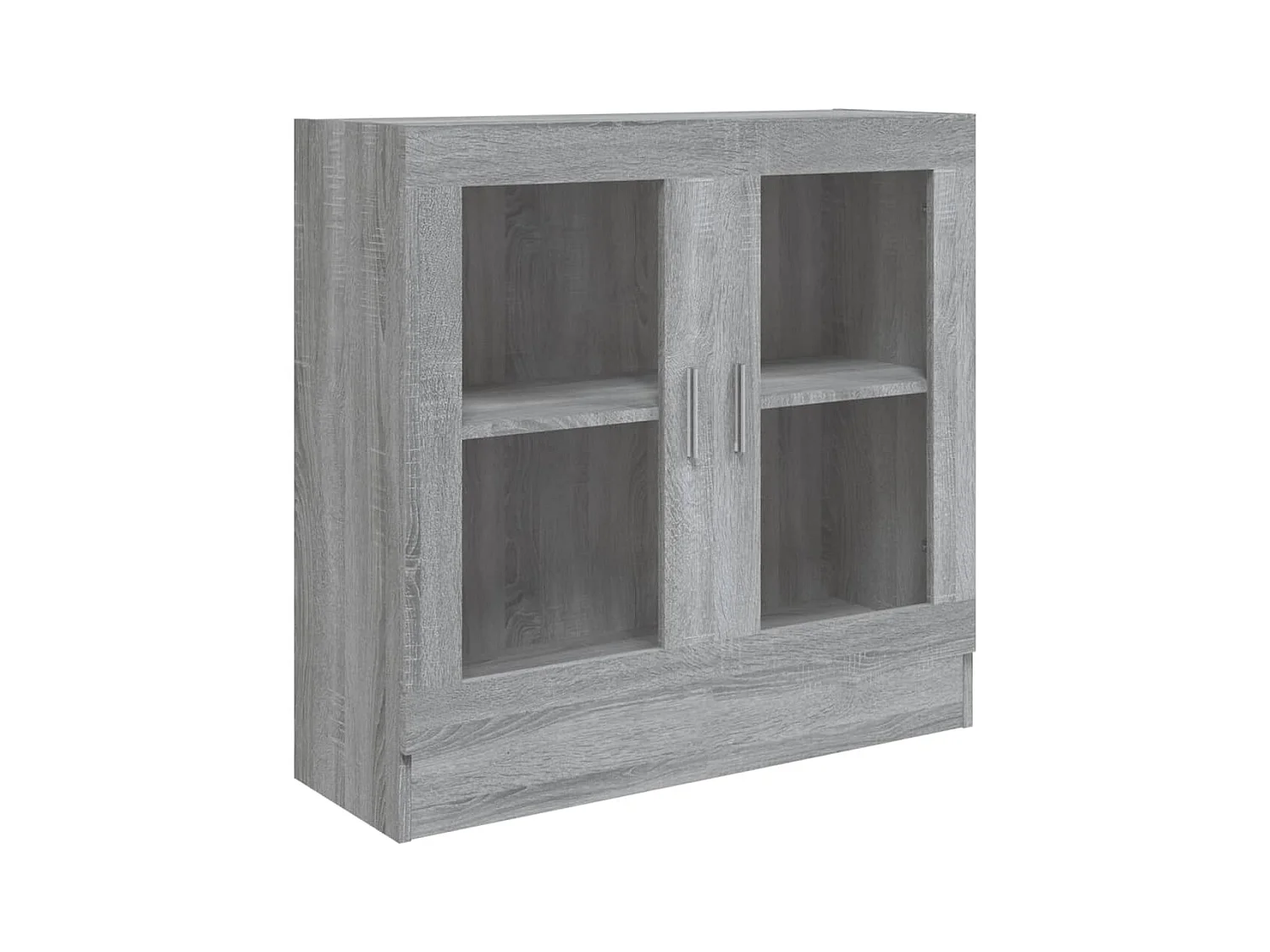 Armoire à vitrine Sonoma gris 82,5x30,5x80 cm Bois d'ingénierie