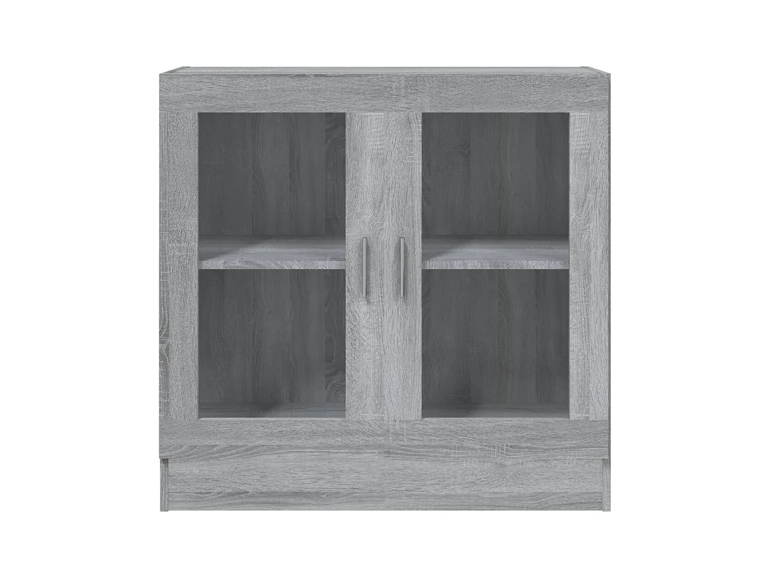 Armoire à vitrine Sonoma gris 82,5x30,5x80 cm Bois d'ingénierie