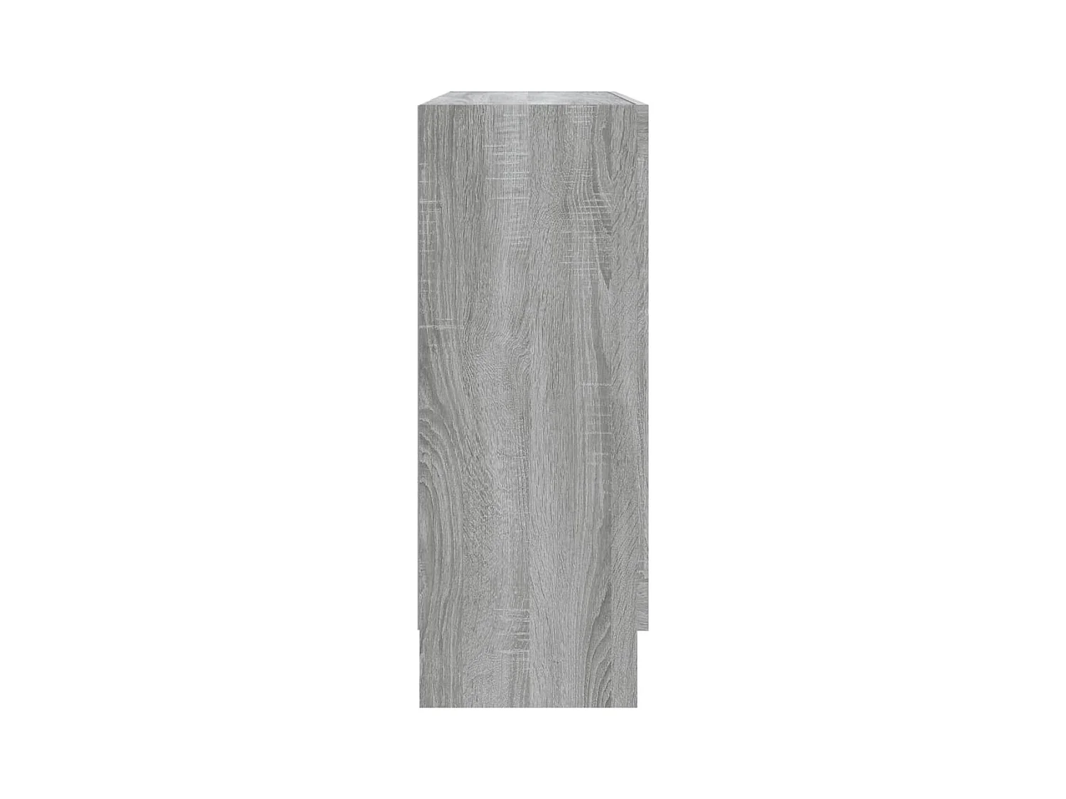 Armoire à vitrine Sonoma gris 82,5x30,5x80 cm Bois d'ingénierie