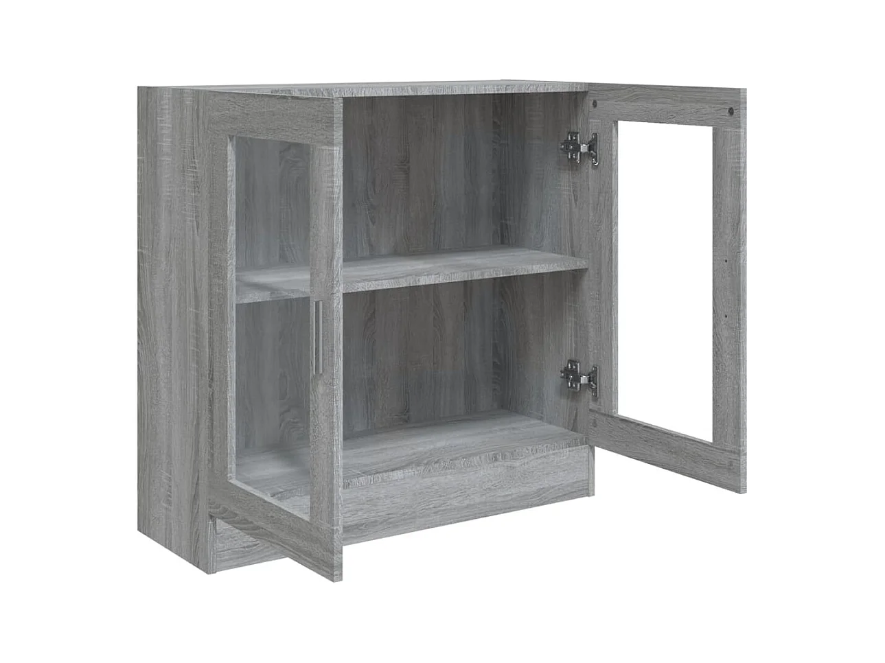 Armoire à vitrine Sonoma gris 82,5x30,5x80 cm Bois d'ingénierie