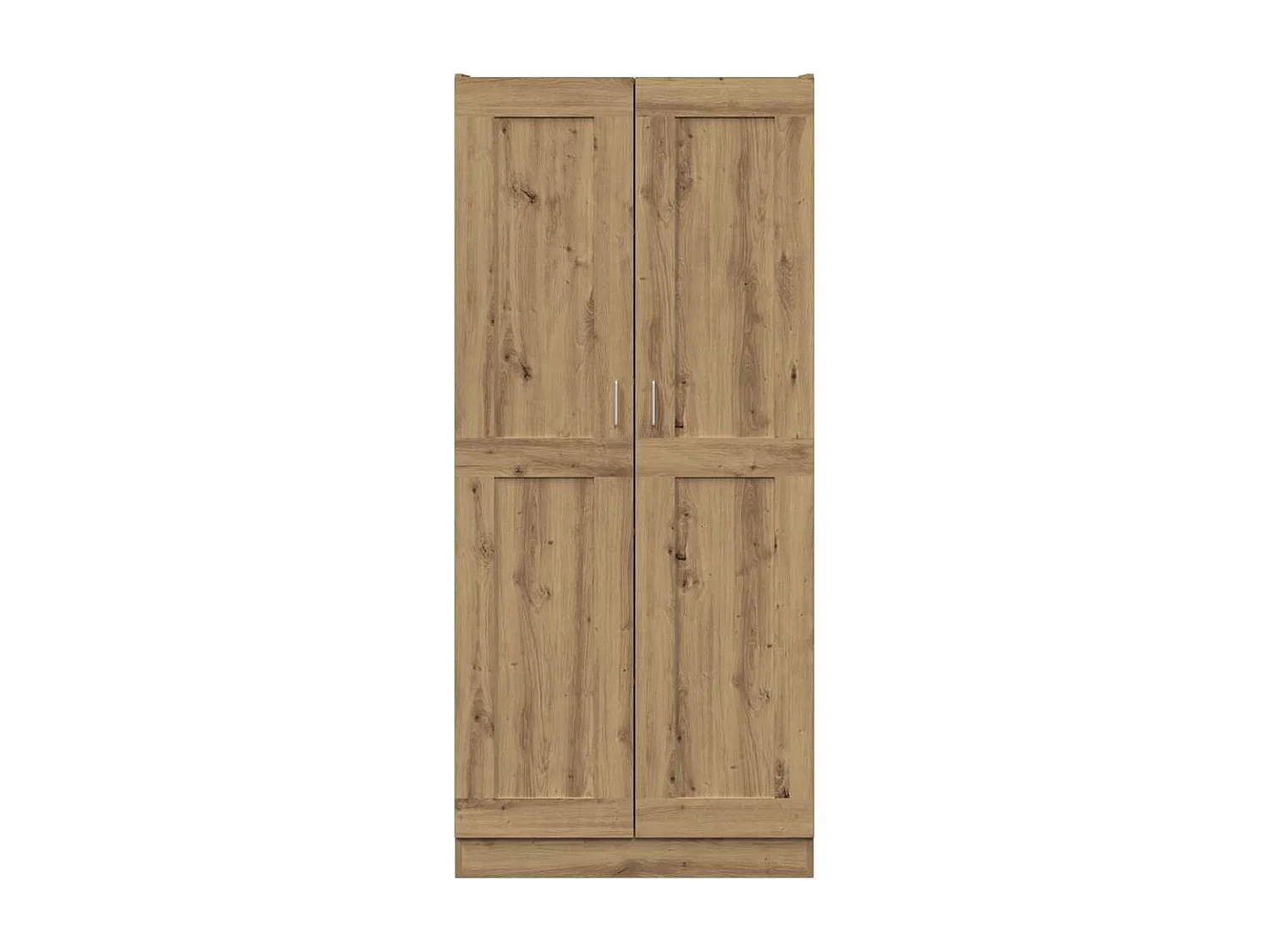 Buffet haut chêne artisanal 82,5x30,5x185 cm bois d'ingénierie