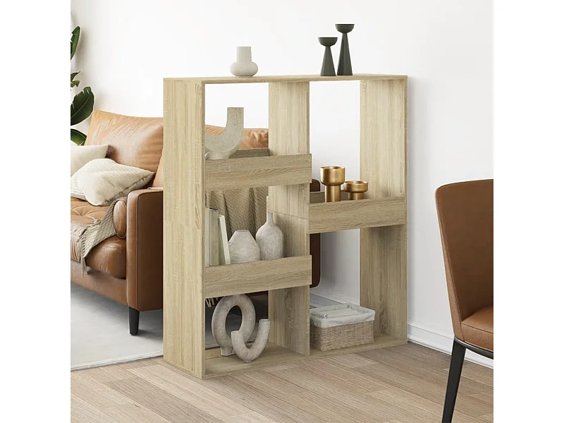 Trennwand aus Sonoma-Eiche 100x33x115cm Holzwerkstoff