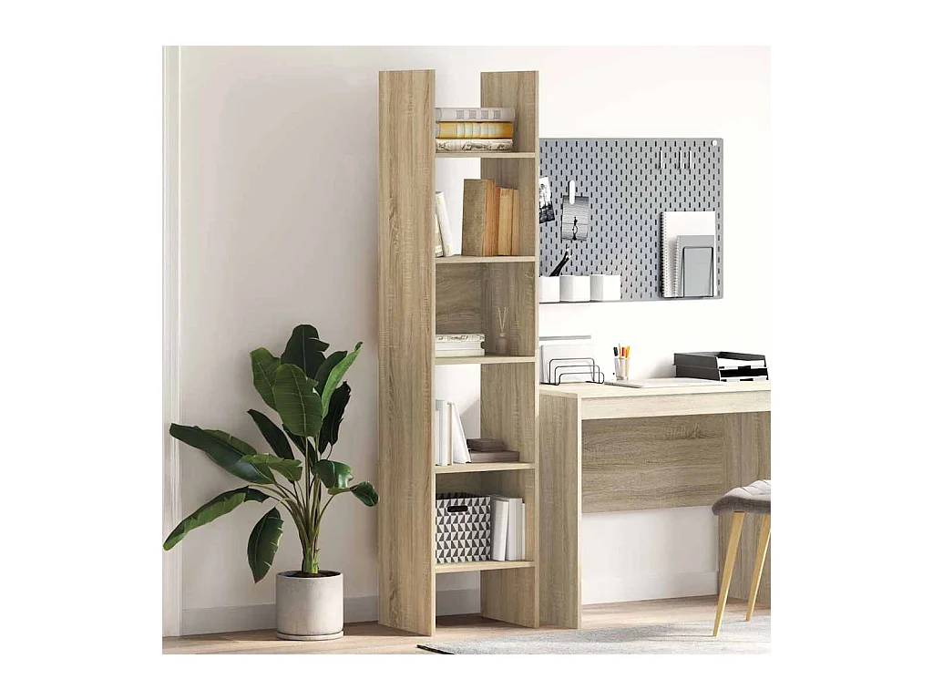 Bibliothèque Chêne sonoma 40x35x180 cm Bois d’ingénierie