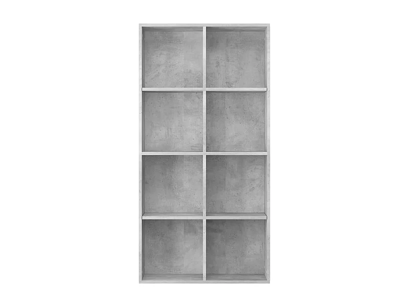 Libreria/credenza grigio cemento 66x30x130 cm in legno ingegnerizzato