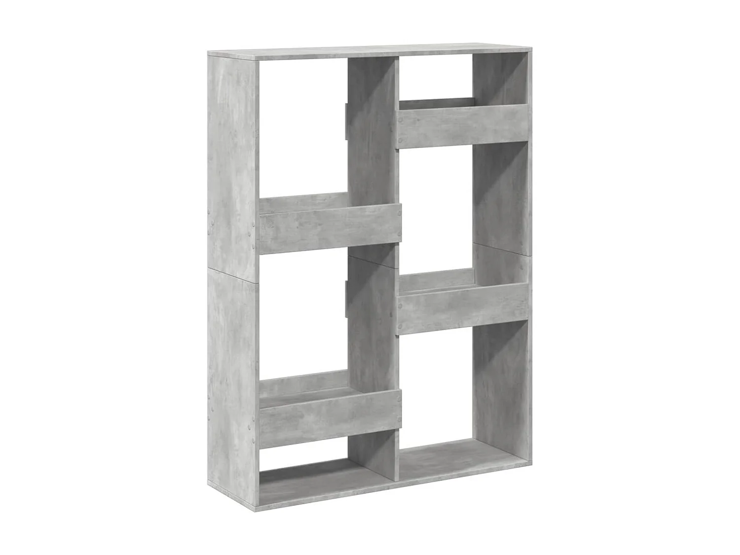 Cloison de séparation gris béton 100x33x135cm bois d'ingénierie