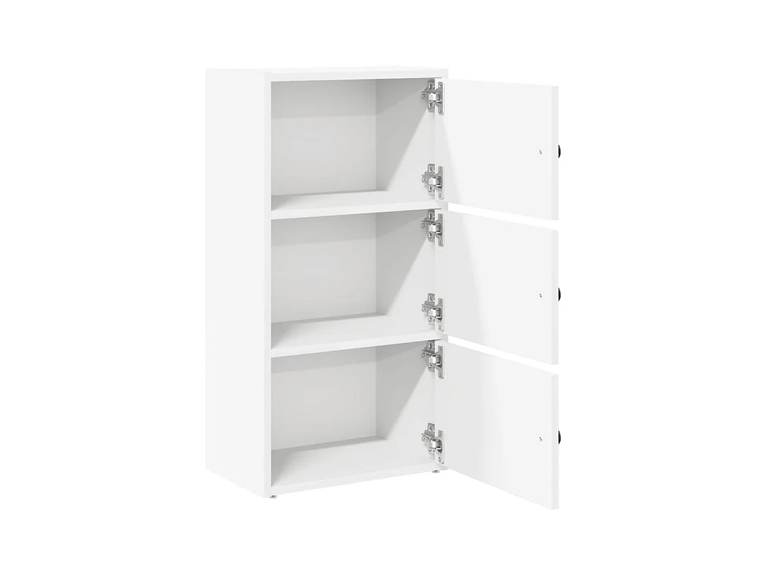 Bibliothèque blanc 40x24x77 cm bois d'ingénierie