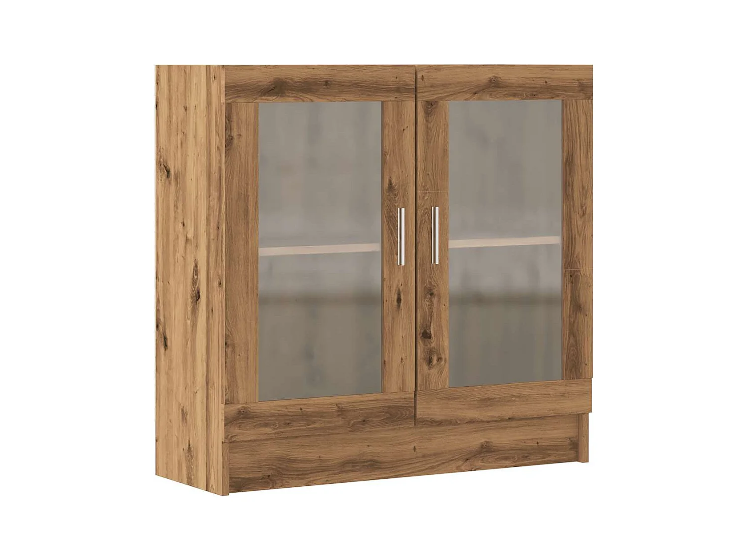 Bibliothèque chêne artisanal 82,5x30,5x80 cm bois d'ingénierie