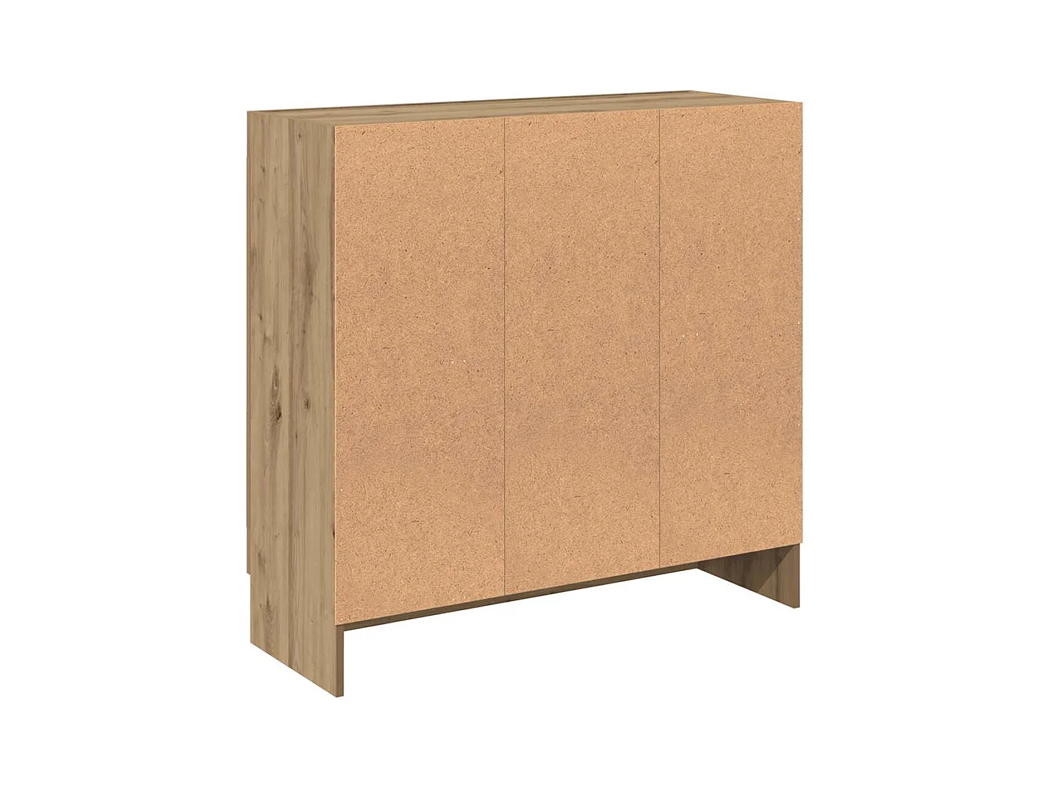 Bibliothèque chêne artisanal 82,5x30,5x80 cm bois d'ingénierie