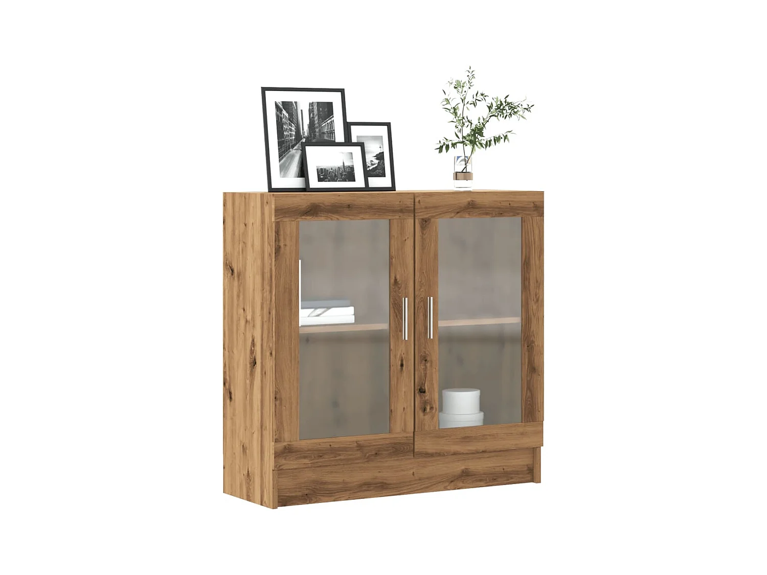 Handgemaakte eikenhouten boekenkast 82,5x30,5x80 cm bewerkt hout