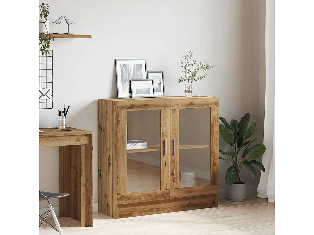 Libreria artigianale in rovere 82,5x30,5x80 cm in legno ingegnerizzato