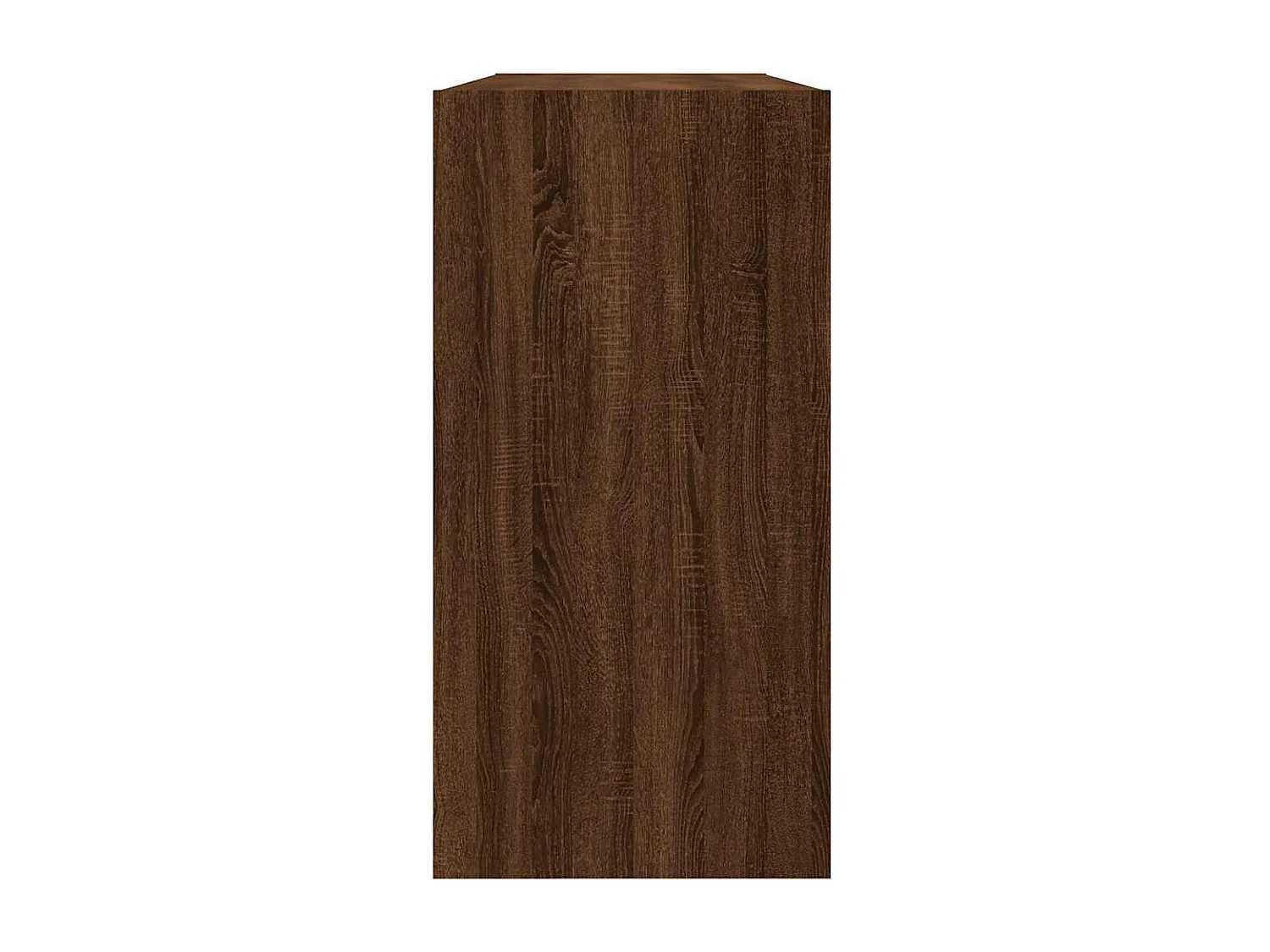 Bibliothèque/Buffet chêne marron 50x25x80 cm bois d'ingénierie