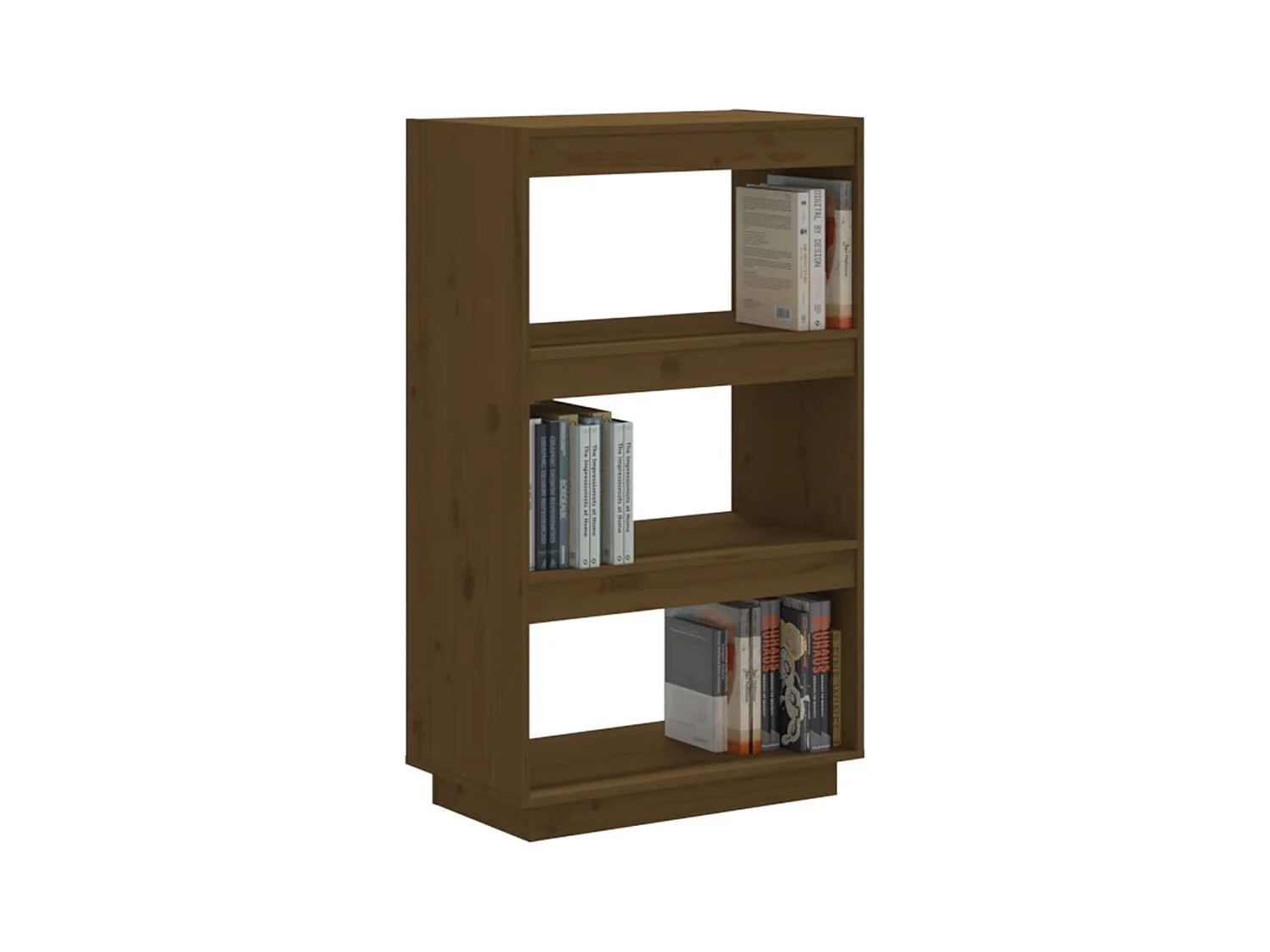 Bibliothèque/Séparateur de pièce Marron miel 60x35x103 cm Pin