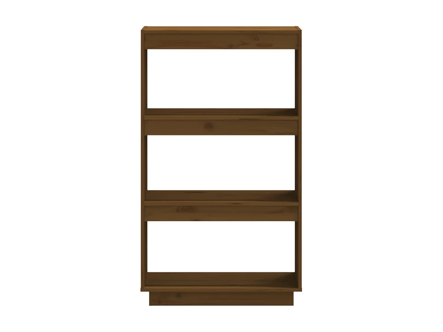 Bibliothèque/Séparateur de pièce Marron miel 60x35x103 cm Pin
