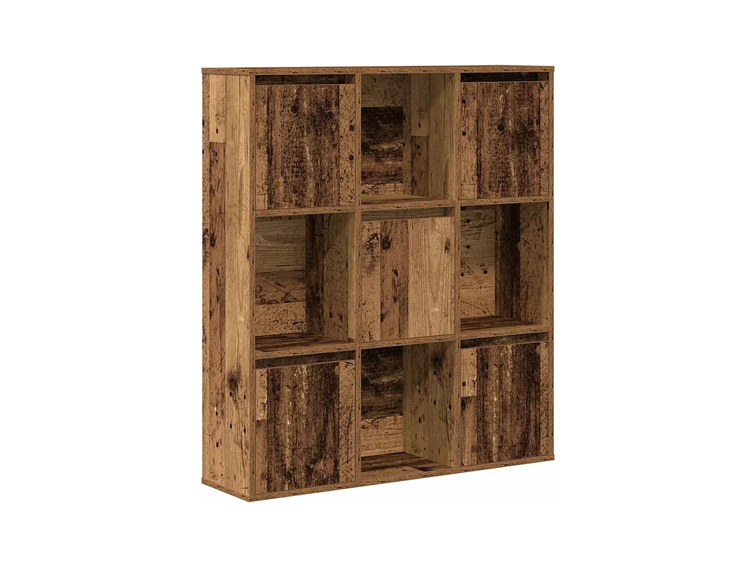 Bibliothèque vieux bois 89x24x101,5 cm bois d'ingénierie