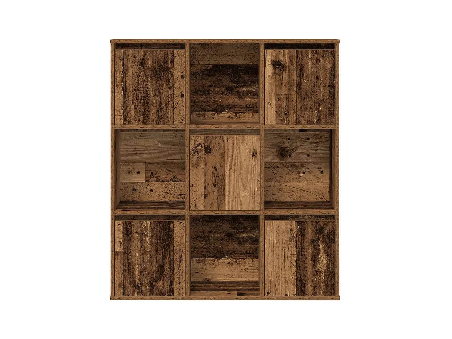 Bibliothèque vieux bois 89x24x101,5 cm bois d'ingénierie
