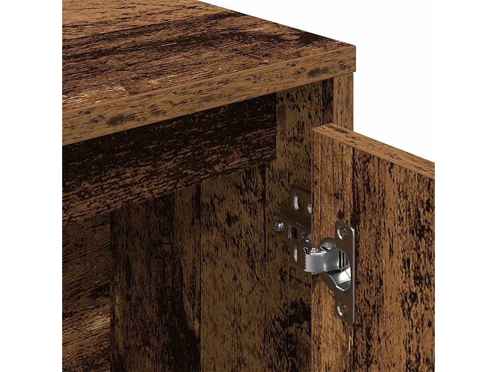 Bibliothèque vieux bois 89x24x101,5 cm bois d'ingénierie