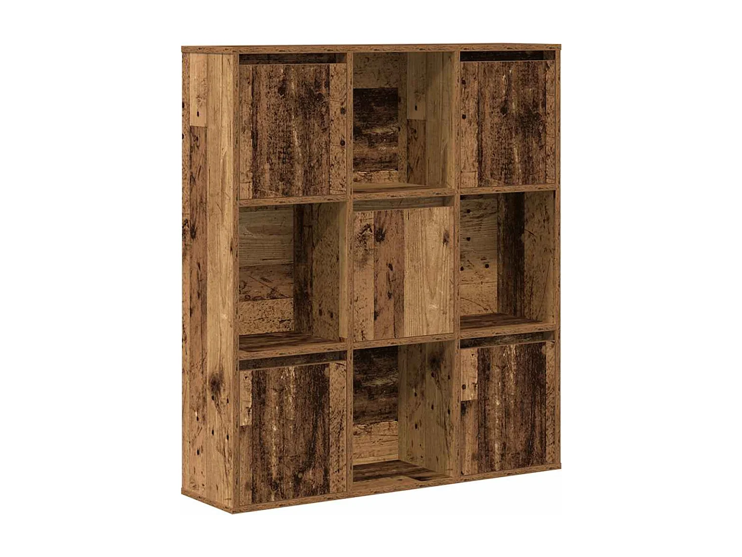 Oude houten boekenkast 89x24x101,5 cm bewerkt hout