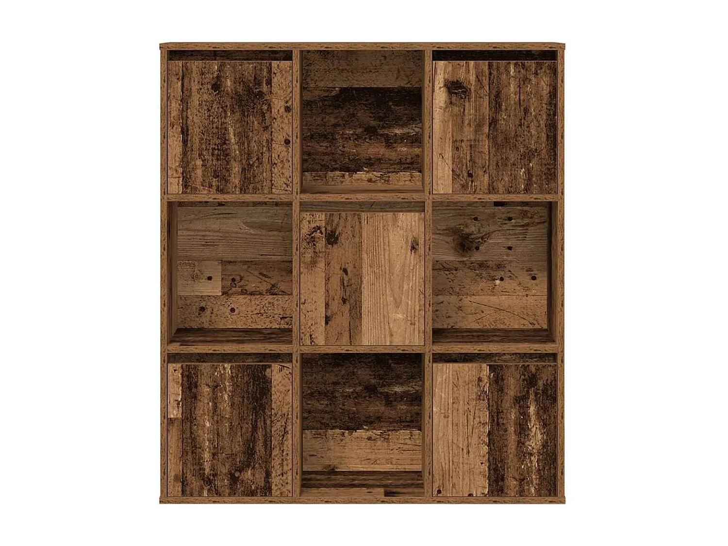 Oude houten boekenkast 89x24x101,5 cm bewerkt hout