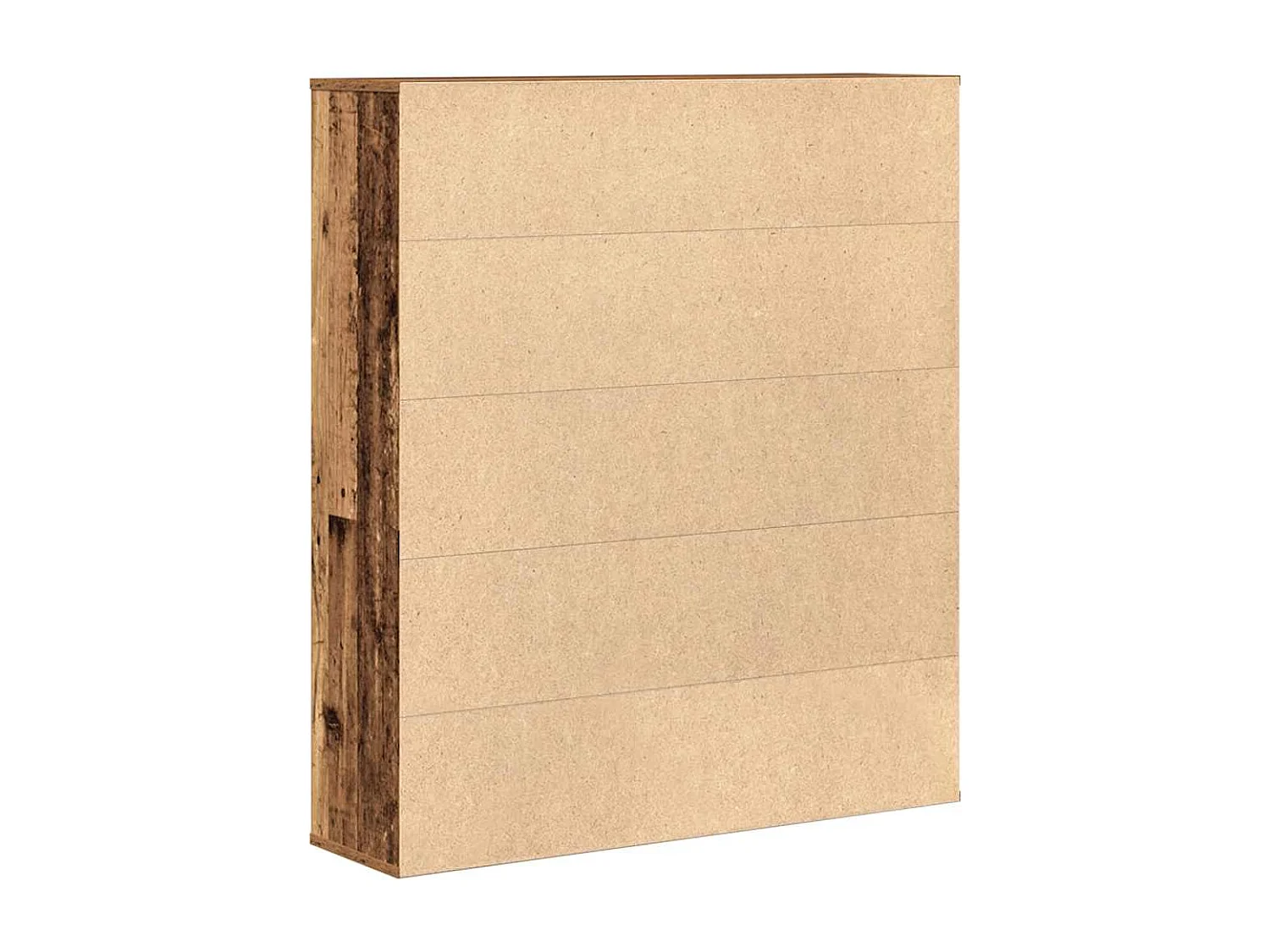 Oude houten boekenkast 89x24x101,5 cm bewerkt hout