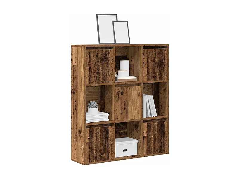 Oude houten boekenkast 89x24x101,5 cm bewerkt hout