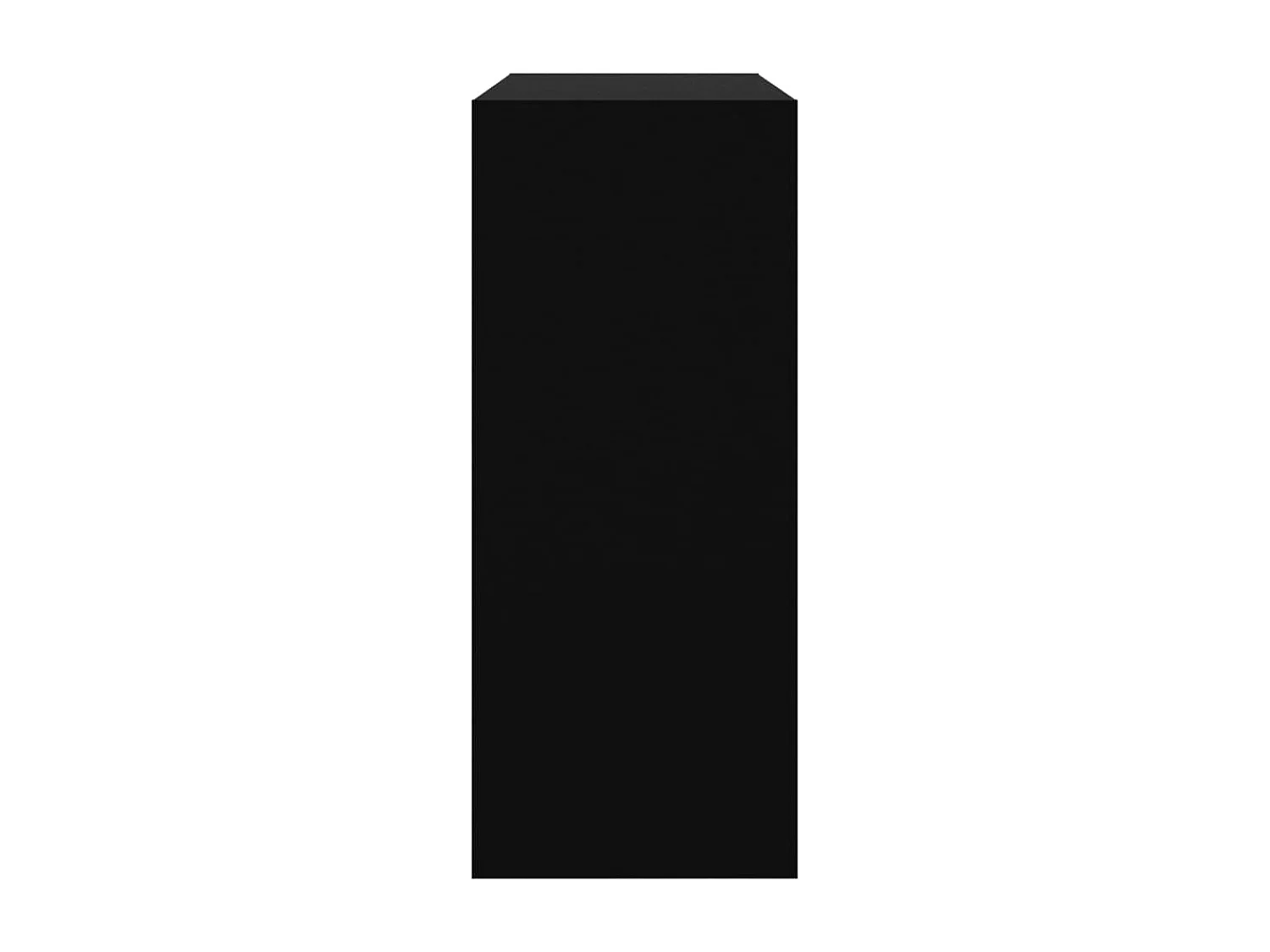 Bücherregal/Raumteiler Schwarz 80x30x72 cm