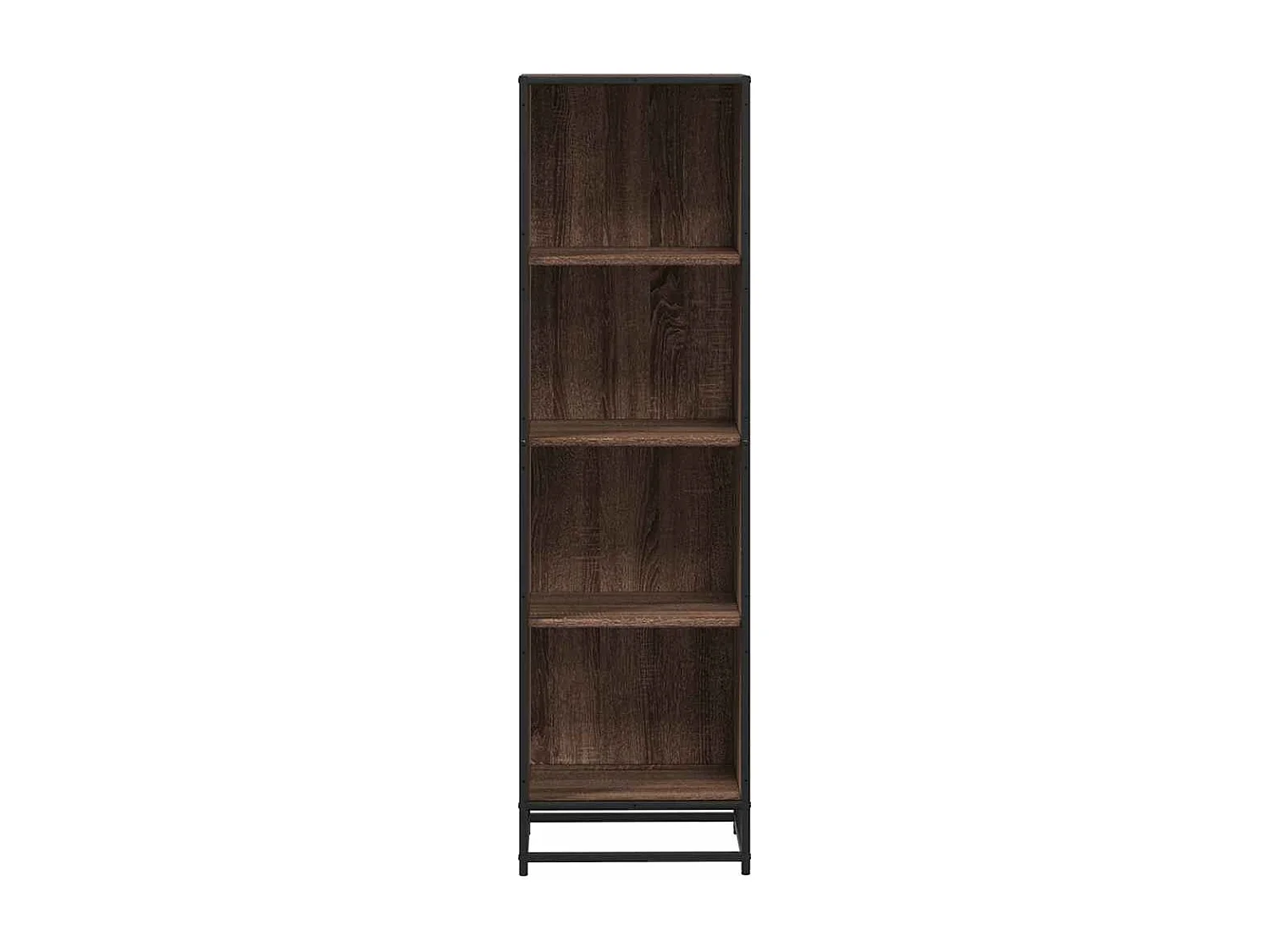 Bibliothèque chêne marron 40x35x139 cm bois d'ingénierie