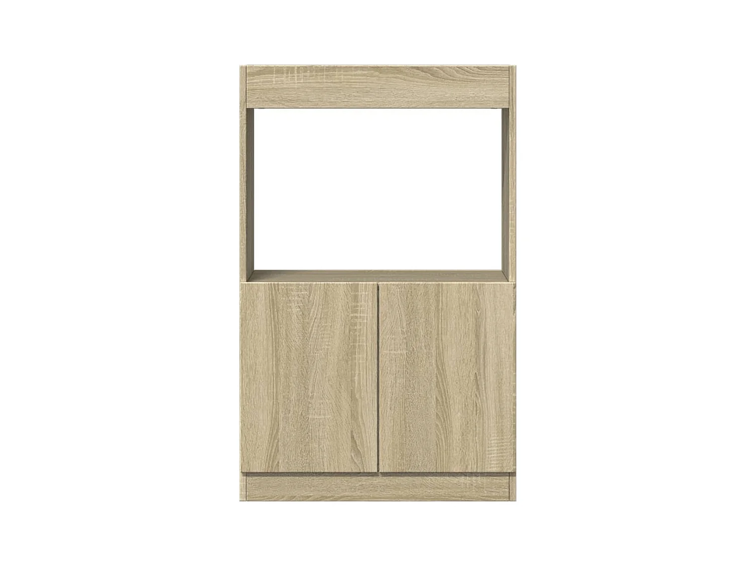 Hoog dressoir sonoma eiken 63x33x100 cm bewerkt hout