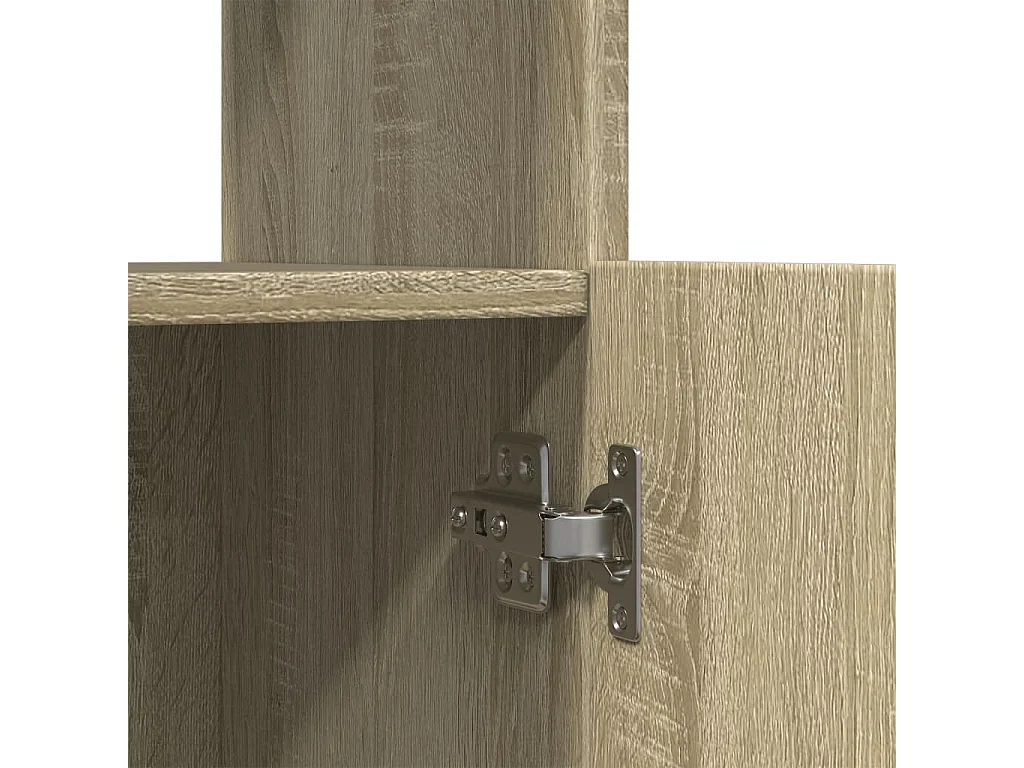 Credenza alta in rovere sonoma 63x33x100 cm in legno ingegnerizzato