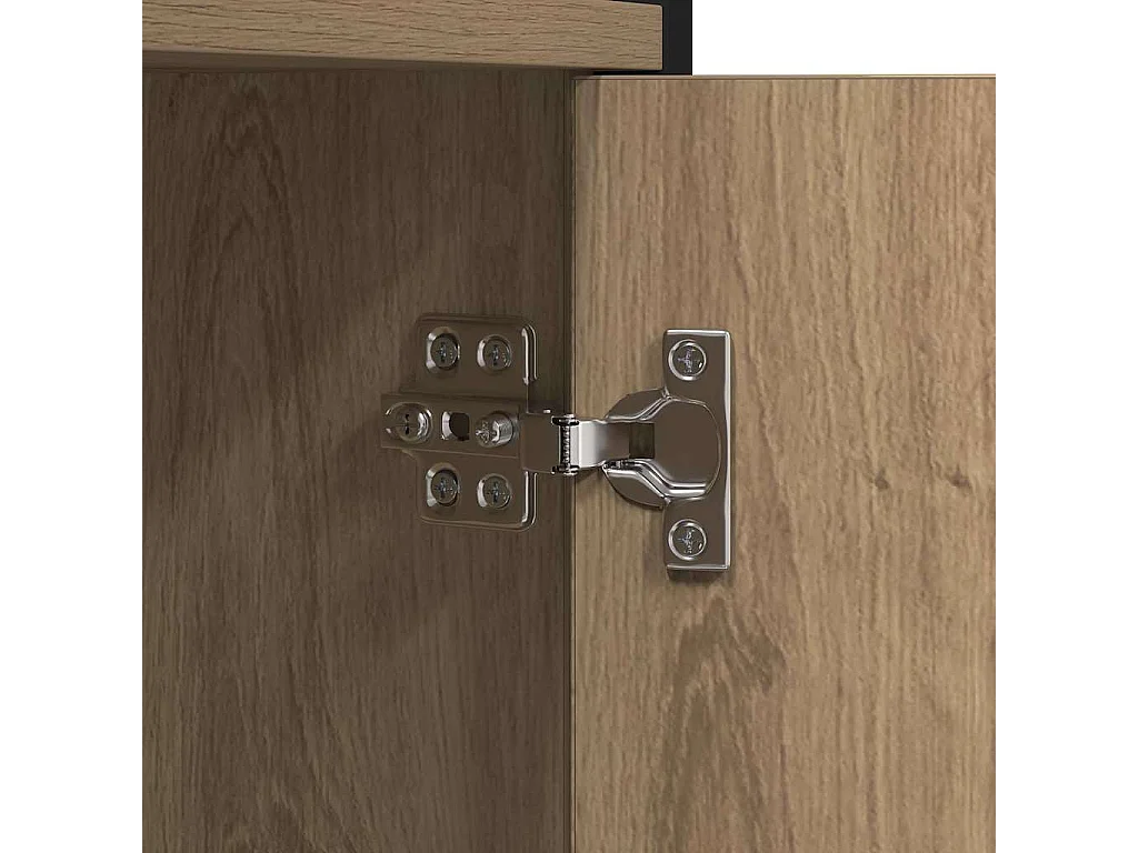 Étagère chêne artisanal 80 x 30 x 155.5 cm Bois d'ingénierie